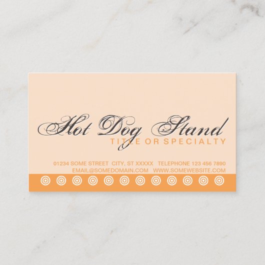 Script HOT DOGS Kundenbindungskarte Treuekarte (Rückseite)