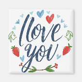 Script I Liebe Magnet (Vorne)