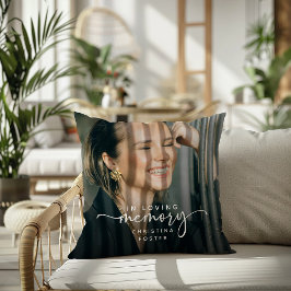 Script in Love Memory Foto Memorial Kissen