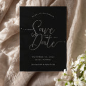 Script individuelle Name Schwarze Hochzeit speiche Einladung