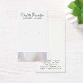 Script Iridescent Pearl Edge Earring Juwelen (Schreibtisch)