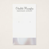 Script Iridescent Pearl Edge Earring Juwelen (Vorderseite)