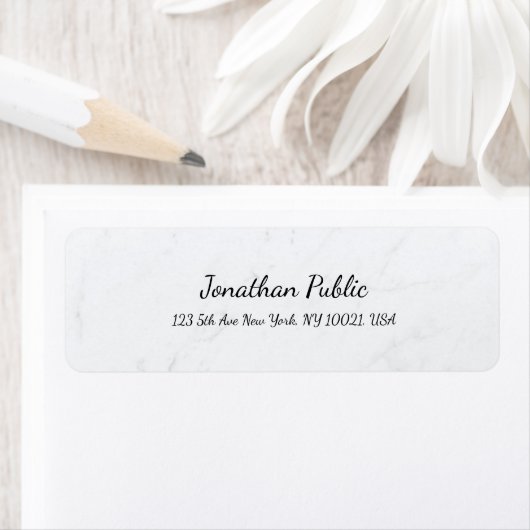 Script Italic Text Marble Elegant Minimalistisch S (Insitu)