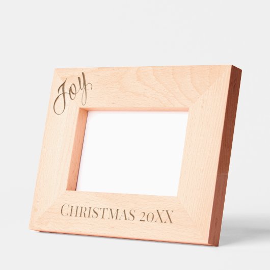 SCRIPT JOY, DATED CHRISTMAS PICTURE GEÄTZTE RAHMEN (Links)