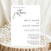 Script Just Liebe Chic Intimate Wedding Courthouse Einladung