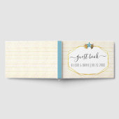 Script kalligraphische Aquarellfarben Muscheln Hoc Gästebuch (Voll)