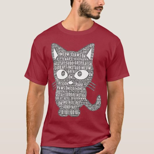 Script Kitty Linu von MCMA sudo apt bekommen mei T-Shirt (Vorderseite)