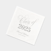 Script-Klasse 2025 Abschluss Silver Servietten Mit Folie (Links)