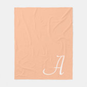 Script Letter Fleece Blanket (Vorderseite)