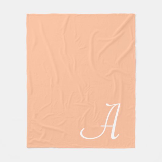 Script Letter Fleece Blanket (Vorderseite)
