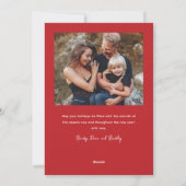 Script Lettering Frohe Weihnachten 2 Foto (Rückseite)