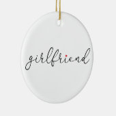 Script-Liebe Herzfreundin - Definition Keramik Ornament (Rechts)