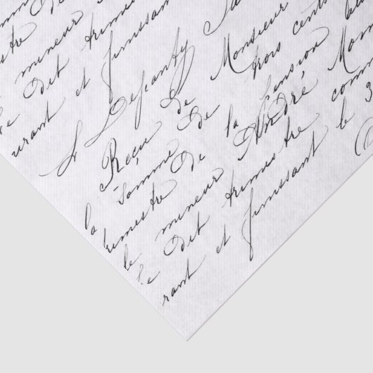 Script-Liebe! Seidenpapier (Ausschnitt)