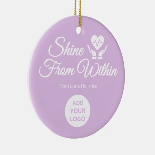 Script Logo Ornament for Wellness Brands (Rechts)