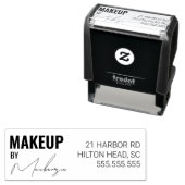 Script Make-up-Studio Name Rücksendeadresse Telefo Permastempel (Beispiel)