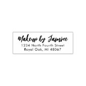 Script Makeup Studio Name Return Address Permastempel (Design)