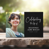 Script Memorial Photo & Message Sympathy  Gästebuch