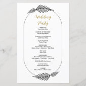 Script-Minimal-Hochzeitsprogramm (Rückseite)