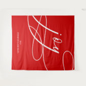 Script Minimal Joy Weihnachtshintergrund Wandteppich (Vorderseite (Horizontal))