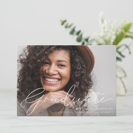 Script Mod Foto Abschluss Ankündigung (Stehend Vorderseite)