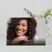 Script Mod Foto Foil Abschluss Ankündigung (Stehend vorne)