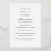 Script Mod Foto Ver Foto Graduate Ankündigung W (Rückseite)