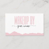Script Modern Blush Pink and white Terminkarte (Vorderseite)
