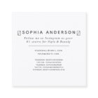 Script Modern Dusty Gray Blue Foto Social Media