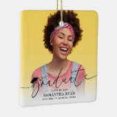 Script Modern Foto Abschluss Keramikornament (Rechts)