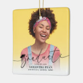 Script Modern Foto Abschluss Keramikornament (Links)