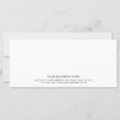 Script Modern Minimalistisches Gold-Geschenkgutsch (Vorderseite)