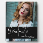 Script Modern Simple Custom Foto Fotoplatte (Vorderseite)