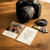 Script Modern Typografy Visitenkarte