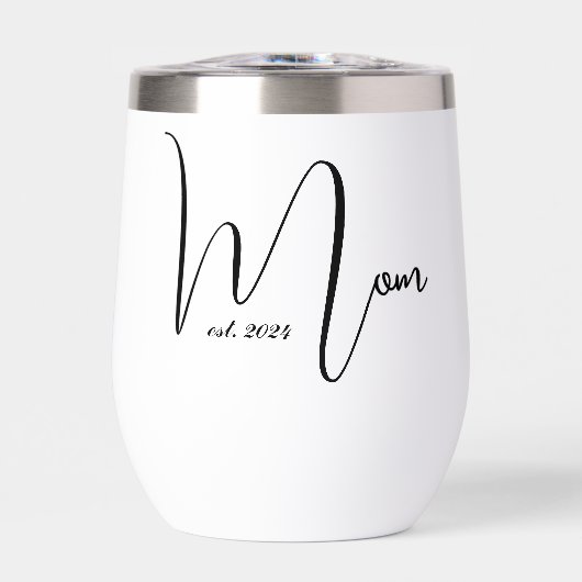 Script Mom Established New Mom Gift (Vorderseite)