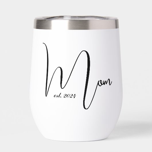 Script Mom Established New Mom Gift (Rückseite)