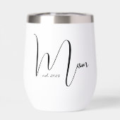 Script Mom Gegründet Neues Mamma Geschenk (Rückseite)