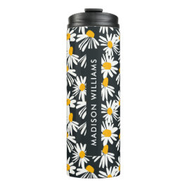 Script Monogram Blume Thermal Tumbler Thermosbecher