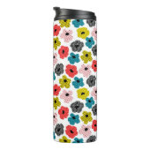 Script Monogram Blume Thermal Tumbler Thermosbecher (Nach rechts gedreht)