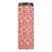 Script Monogram Blume Thermal Tumbler Thermosbecher (Rückseite)