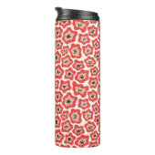 Script Monogram Blume Thermal Tumbler Thermosbecher (Nach rechts gedreht)