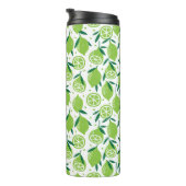 Script Monogram Fruchtthermal Tumbler Thermosbecher (Nach rechts gedreht)