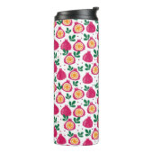 Script Monogram Fruchtthermal Tumbler Thermosbecher (Nach links gedreht)