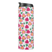 Script Monogram Fruchtthermal Tumbler Thermosbecher (Nach rechts gedreht)