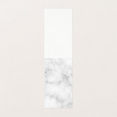 Script Monogram Gold Kiss Stain Marble Visitenkarten (Innenseite Aufgefaltet)