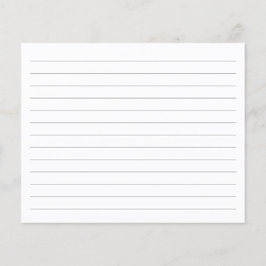 Script Name Gold Monogram Rezept Card (Rückseite)