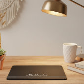 Script Name Minimalist Midnight Back Mousepad