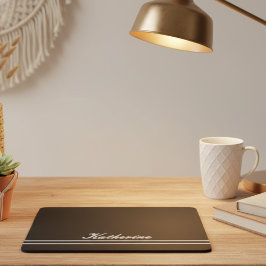 Script Name Minimalist Midnight Back Mousepad