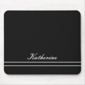 Script Name Minimalist Midnight Back Mousepad (Vorne)