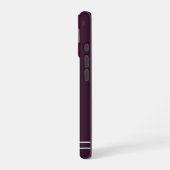 Script Name Minimalist Plum iPhone 16 Hülle (Linke Seite)