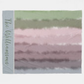 Script name ombre lila graue Streifen modern Fleecedecke (Vorderseite (Horizontal))